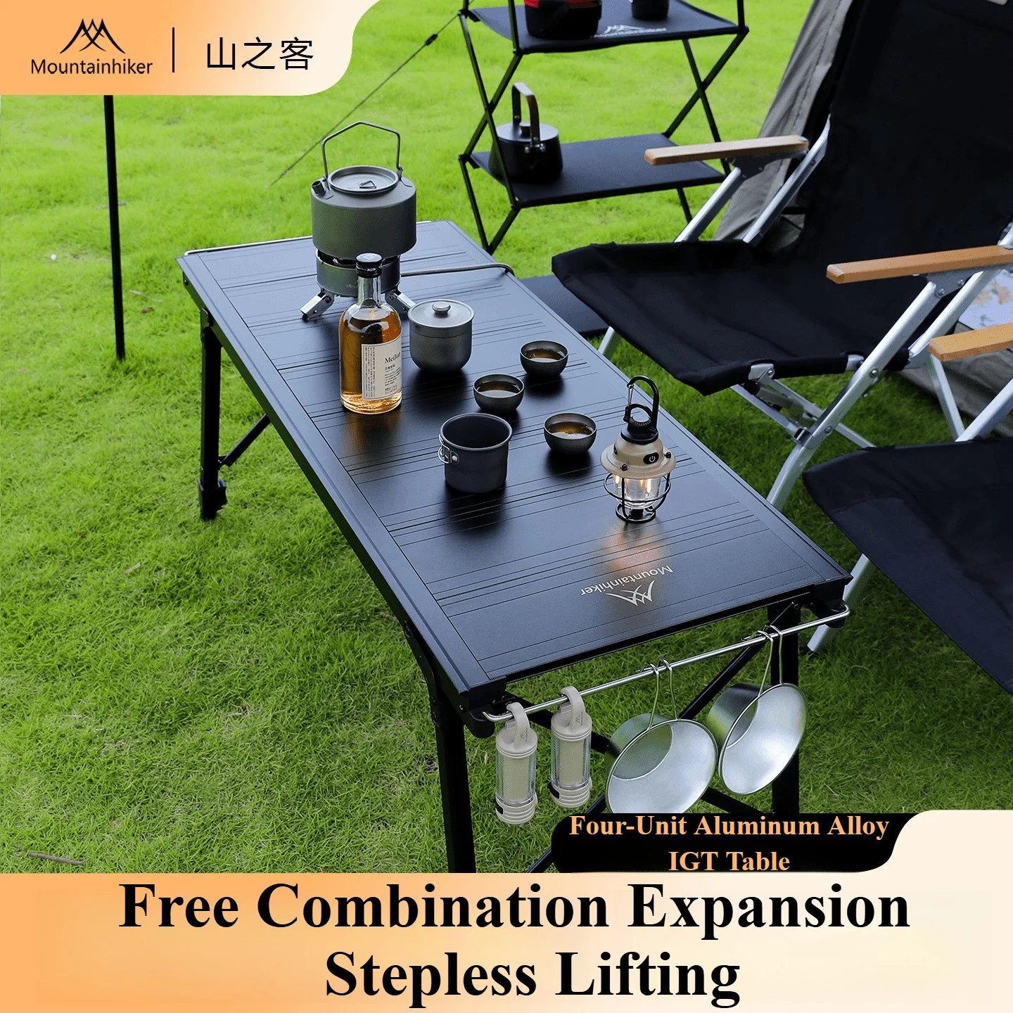 Camping Cooking Light - Mountainhiker Camping Folding Lift Removable Multi