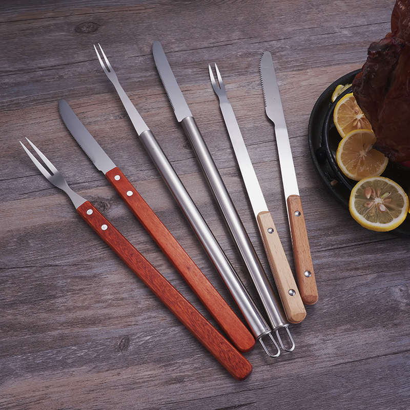 Camping Cooking Gifts - Stainless Steel Lamb Leg BBQ Knife