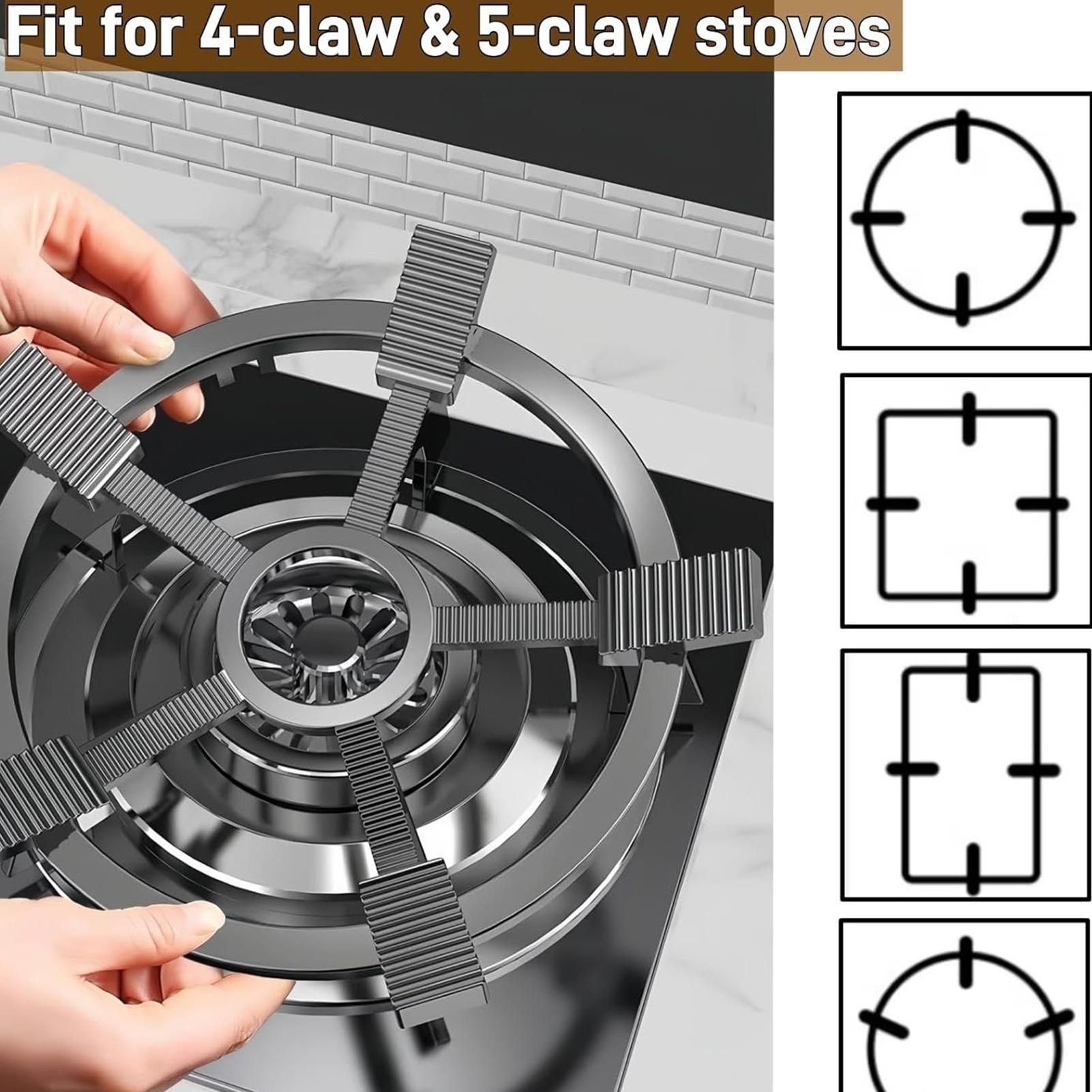 Stove Ring Stove Rack With Non - Camping Cooking Meals recension och pris