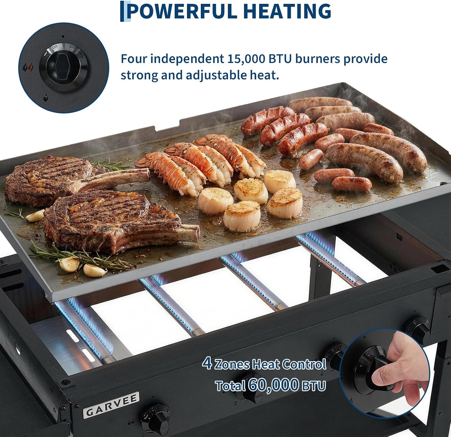 Tacleekii 36 Inch Flat Top Gri - Camping Cooking Propane recension och pris