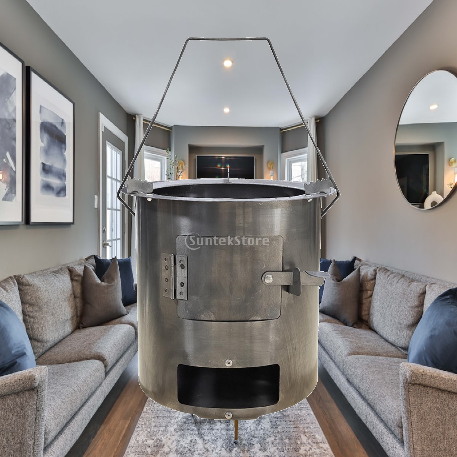 Economy Wood Stove for Outdoor - Camping Cooking Meals recension och pris