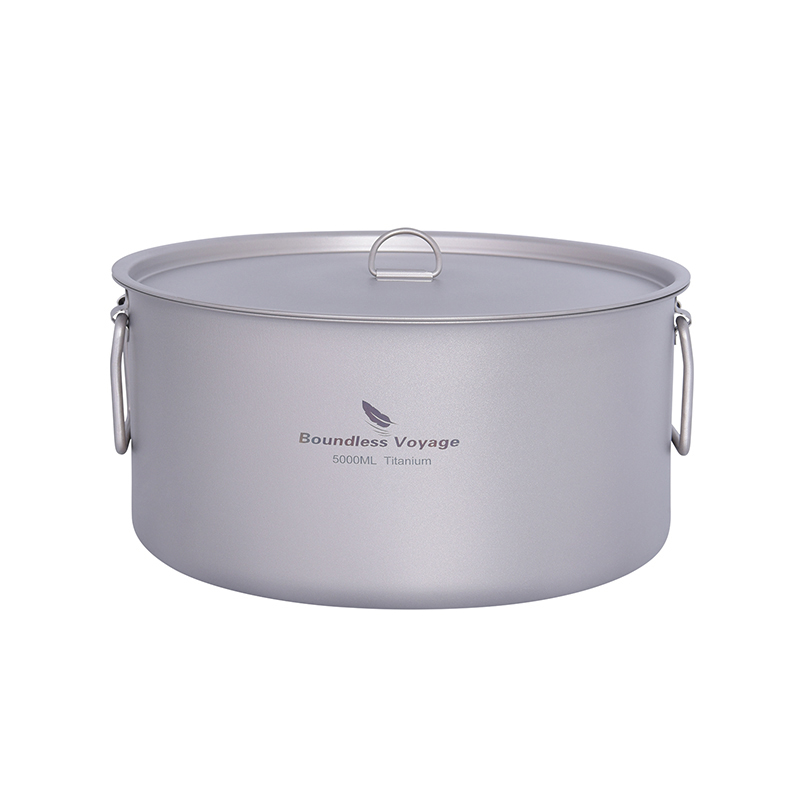Boundless Voyage Titanium Pot  - Camping Cooking Pot Large recension och pris