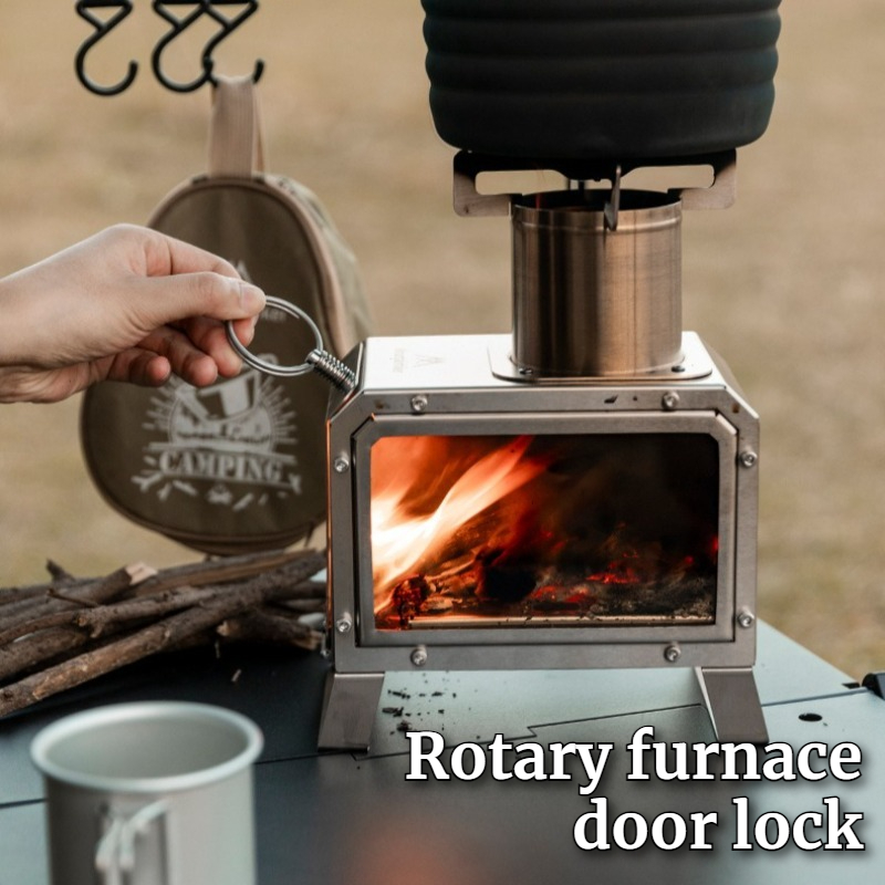 Stainless Steel Square Firewoo - Cooking Outdoor Camping recension och pris