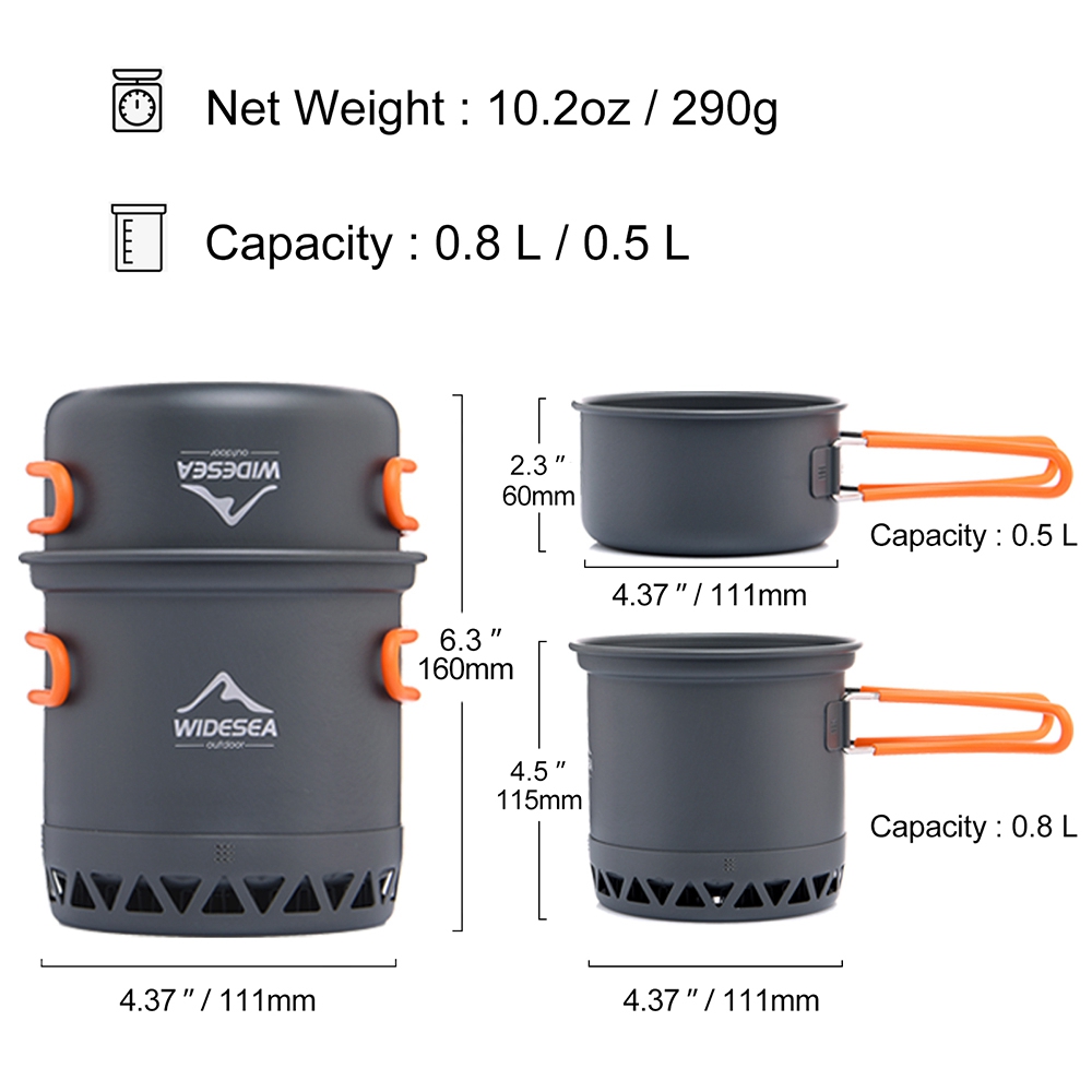 L68AWIDESEA Camping Cookware O - Camping Cooking Equipment Electric recension och pris