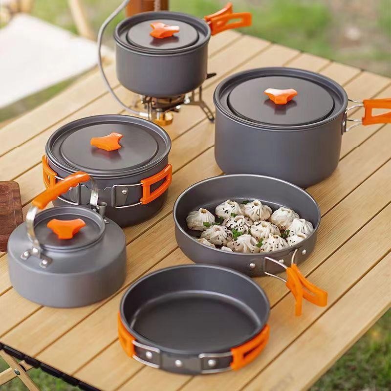 Portable Large Capacity Pot Co - Camping Cooking Pot Large recension och pris