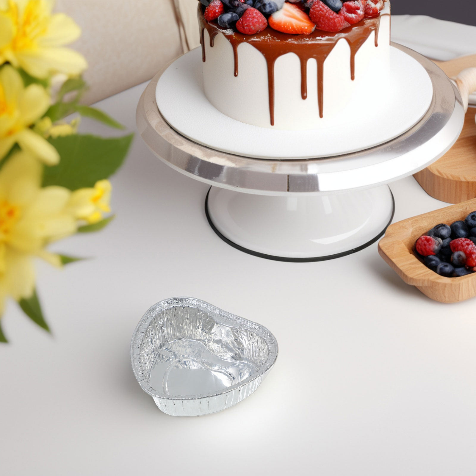 50Pcs Aluminum Foil Tart Molds - Camping Cooking Tin recension och pris
