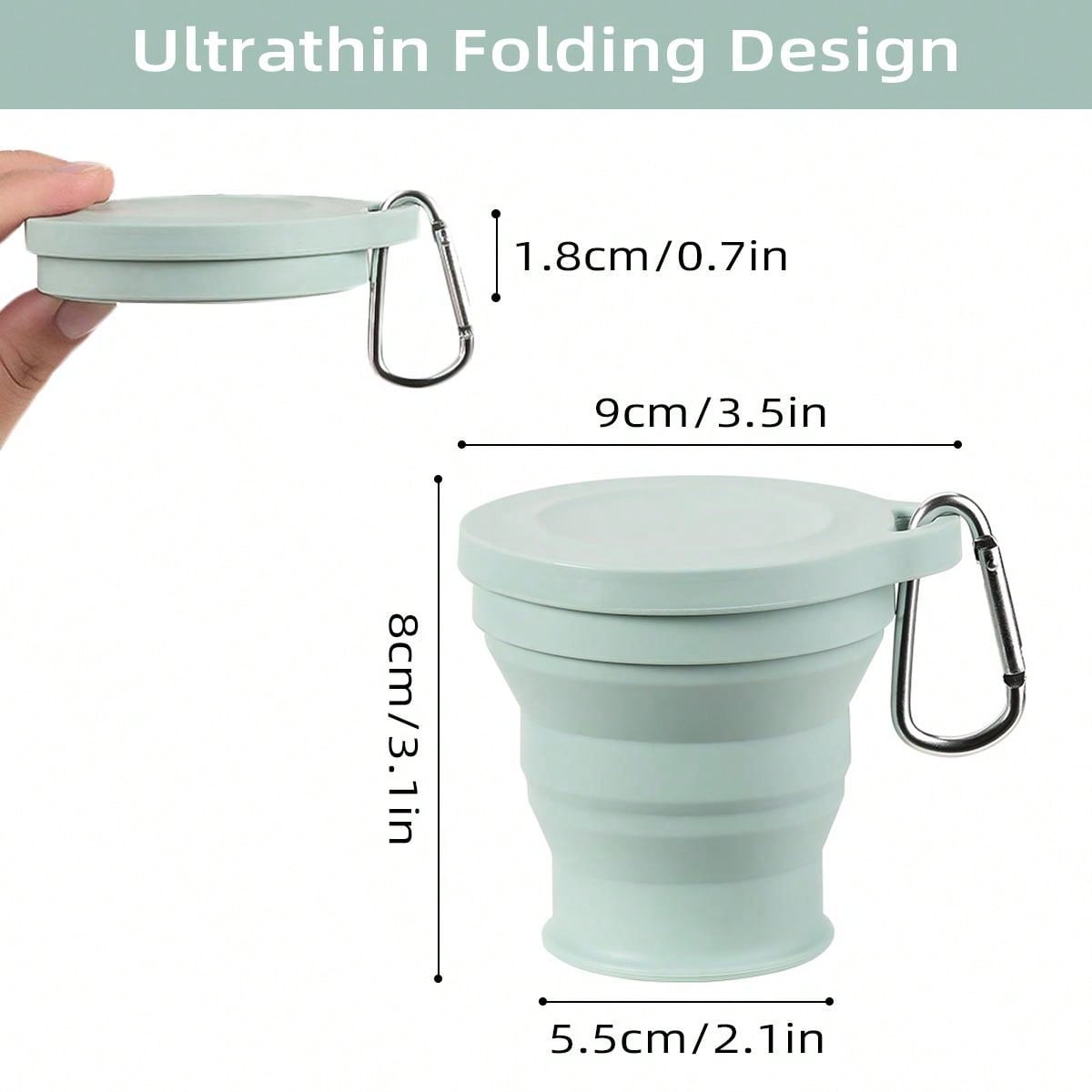 Leeseph Silicone Collapsible T - Camping Cooking Pot recension och pris