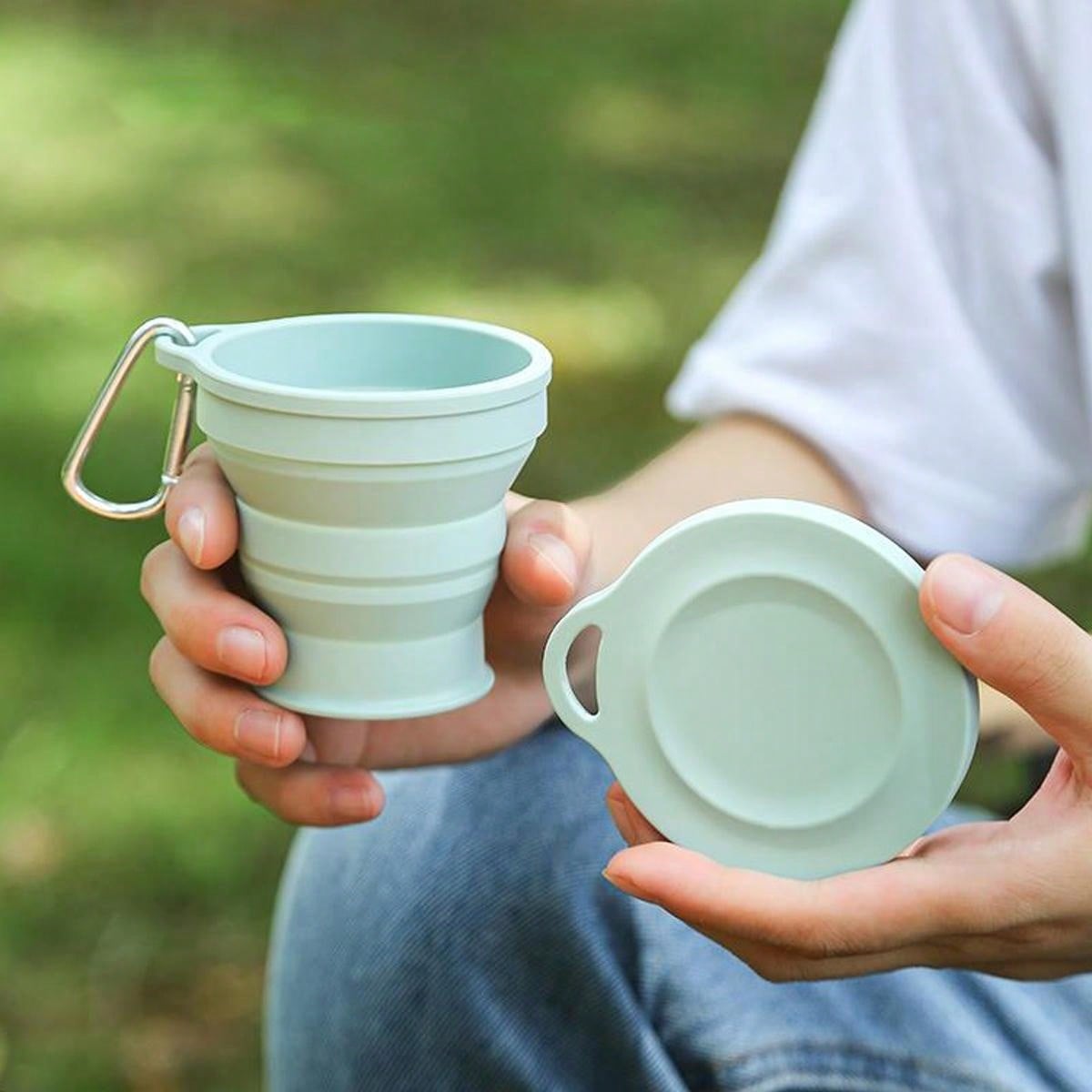 Leeseph Silicone Collapsible T - Camping Cooking Pot recension och pris