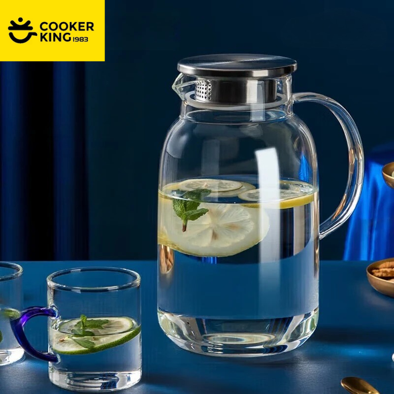 COOKER KING 1.8/2.5L Glass Wat - Camping Cooking Pot Large recension och pris