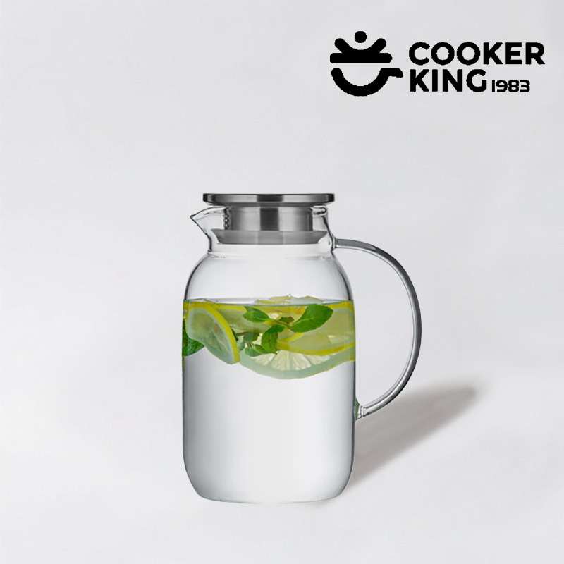 COOKER KING 1.8/2.5L Glass Wat - Camping Cooking Pot Large recension och pris