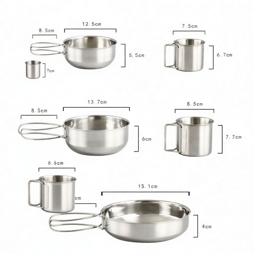 Outdoor Camping Tableware Set  - Camping No Cooking Meals recension och pris