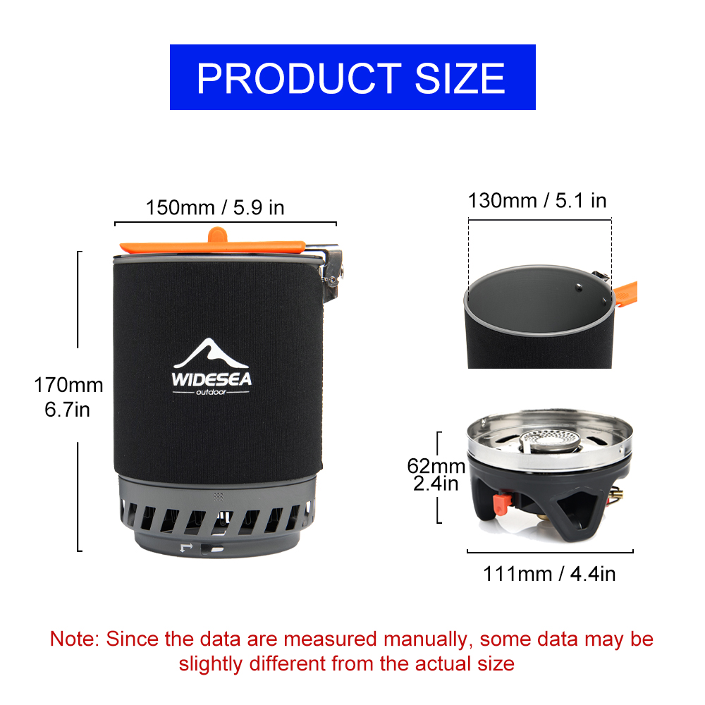Widesea Camping Cooking System - Camping Cooking Tin recension och pris