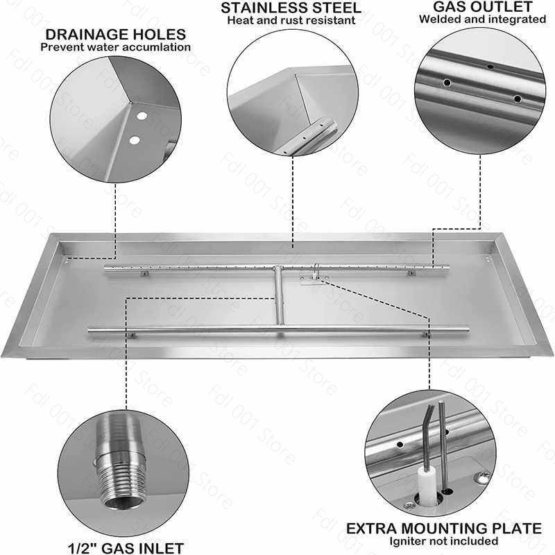 Stainless Steel Gas Propane Fi - Camping Cooking Propane recension och pris