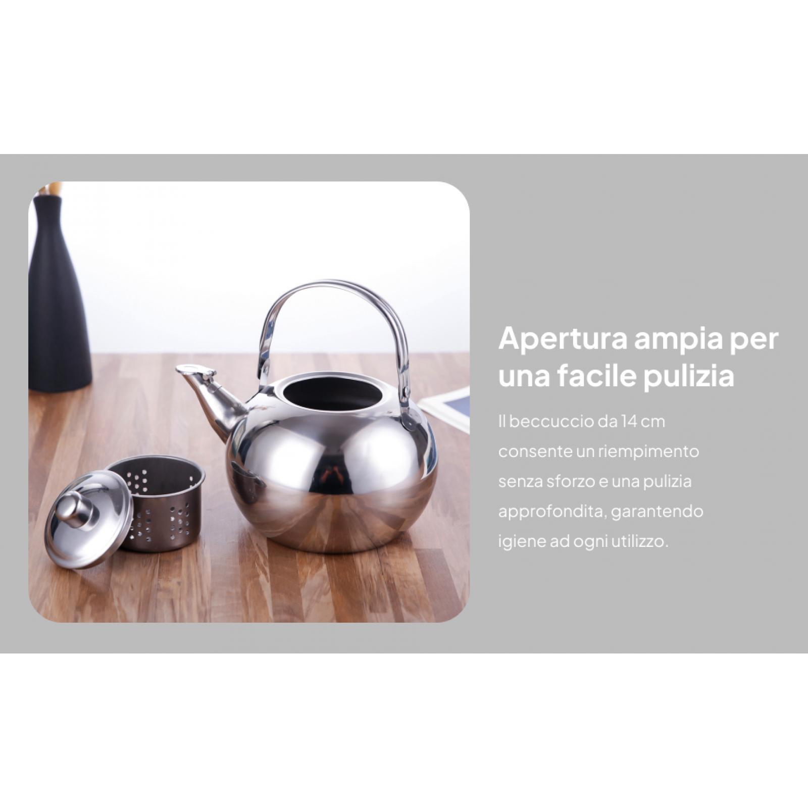 Stainless Steel Tea Pot with A - Camping Cooking Pot Large recension och pris