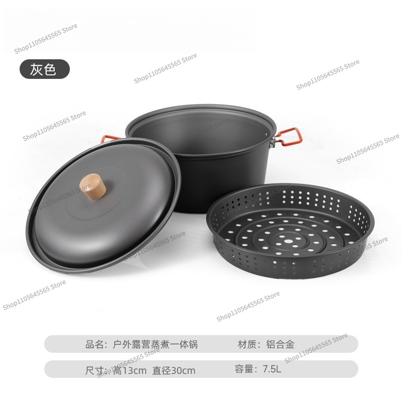For Outdoor Cooking Pot 7.5L L - Camping Cooking Pot Large recension och pris