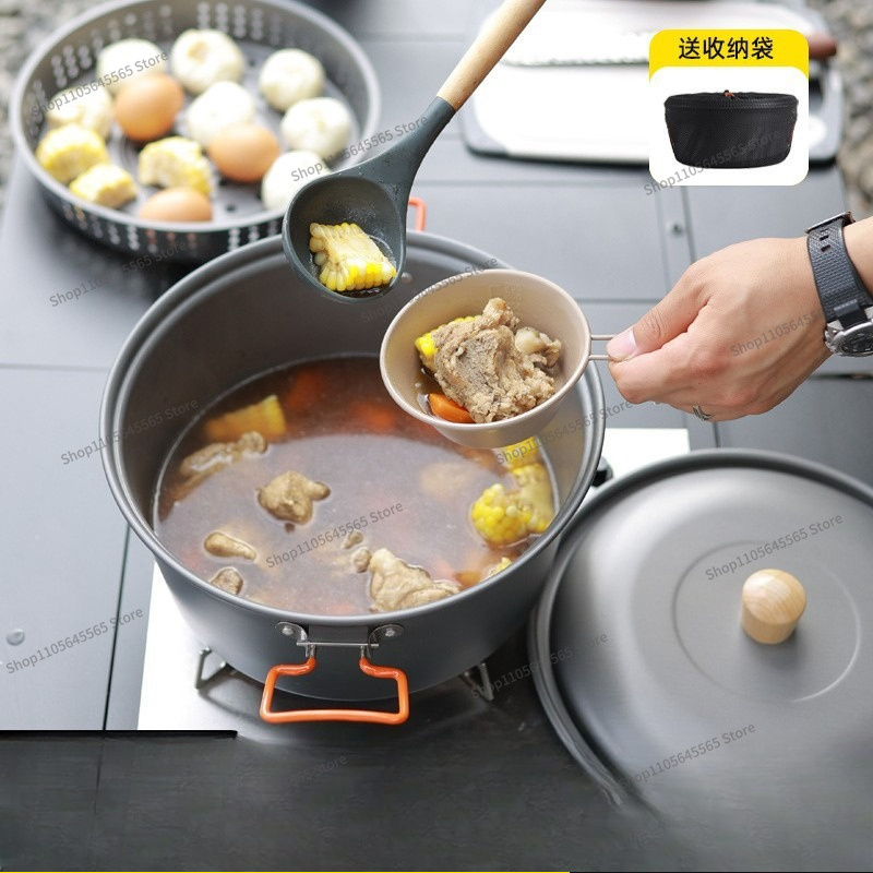 For Outdoor Cooking Pot 7.5L L - Camping Cooking Pot Large recension och pris