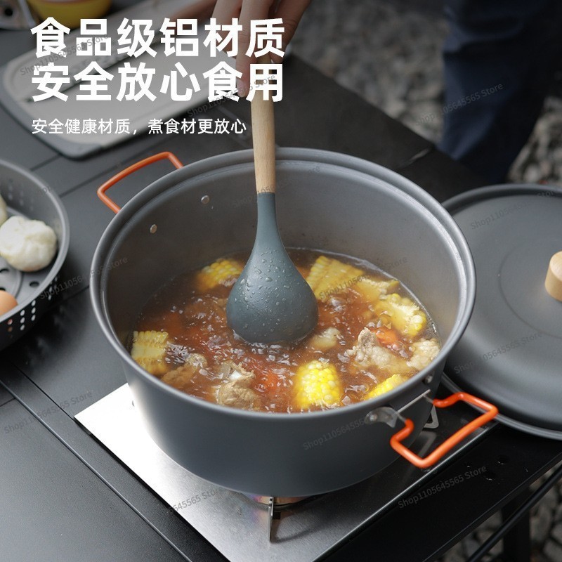 For Outdoor Cooking Pot 7.5L L - Camping Cooking Pot Large recension och pris