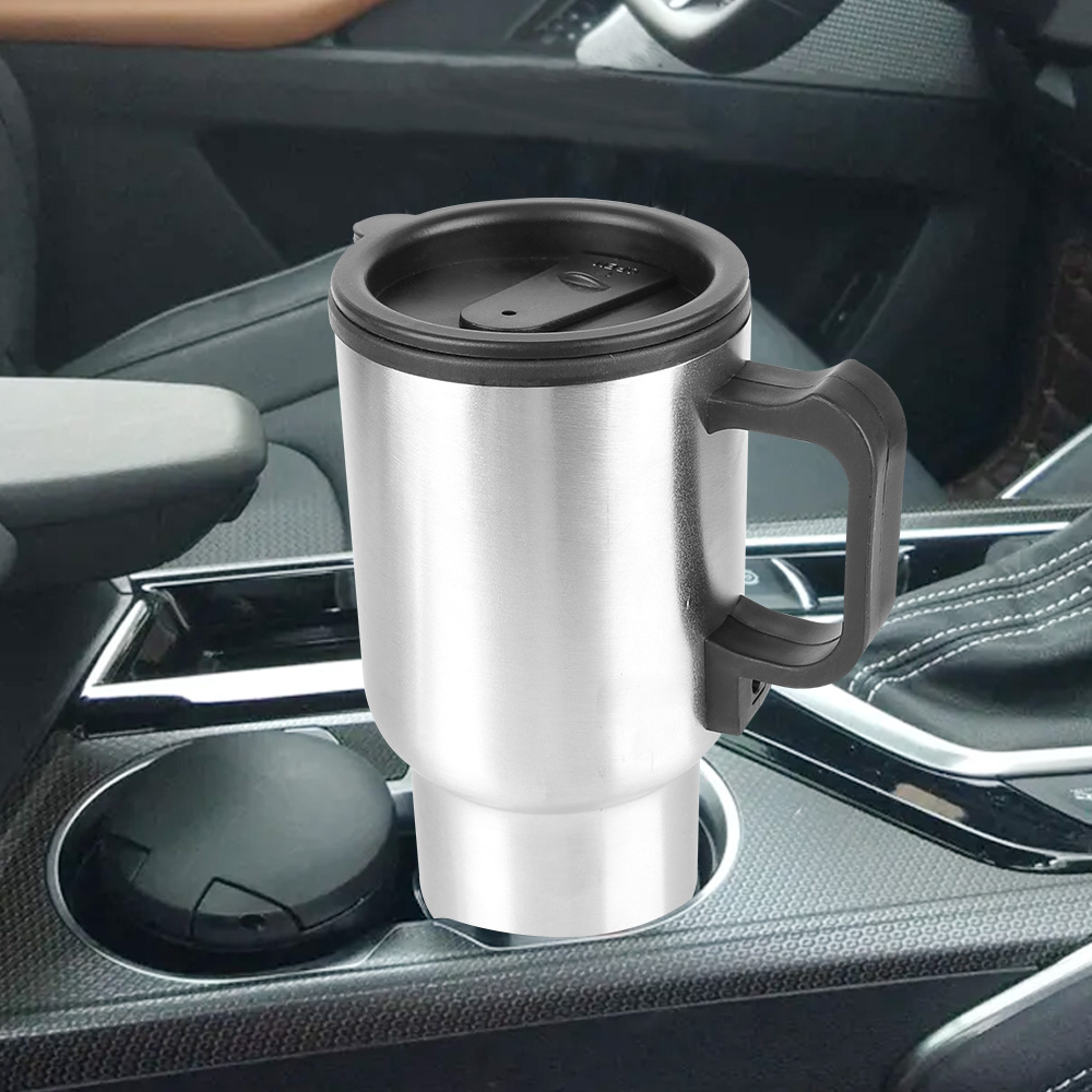 12V 450ml Car Coffee Mug Inter - Camping Cooking Tin recension och pris