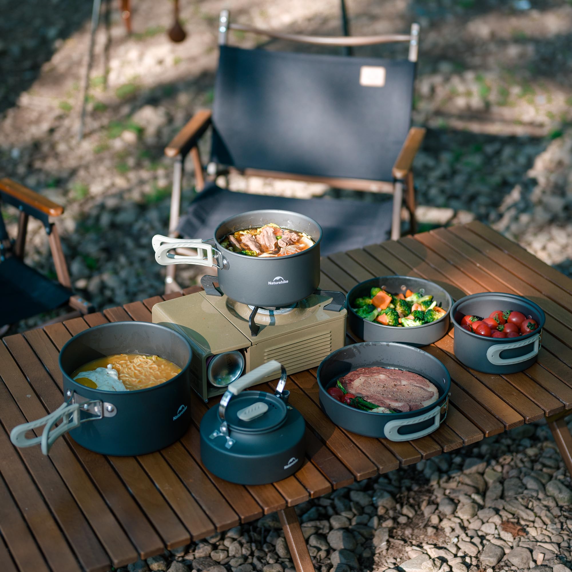 Naturehike Camping Soup Pot Co - Camping Cooking Pot Large recension och pris