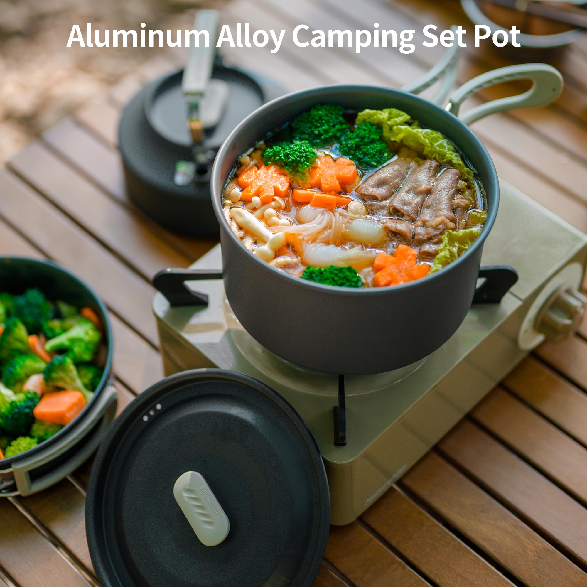 Naturehike Camping Soup Pot Co - Camping Cooking Pot Large recension och pris