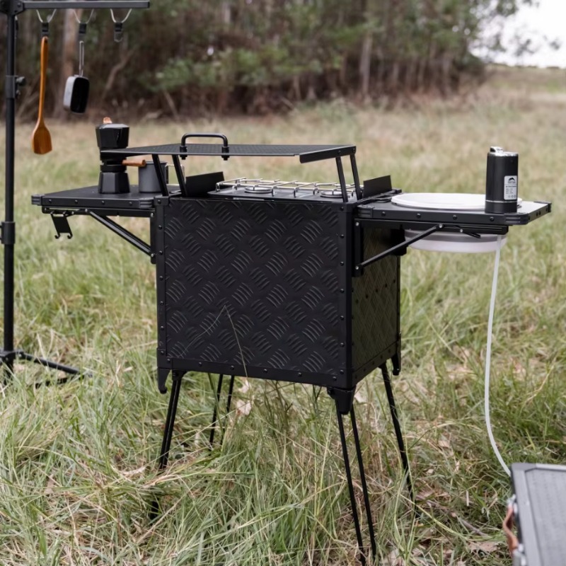 All-In-One Foldable Outdoor Ca - Camping Cooking Box recension och pris