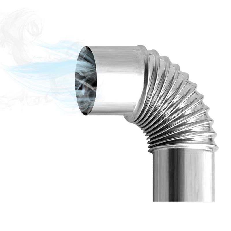 60/75mm Stainless Steel 90 Deg - Camping Cooking Light recension och pris