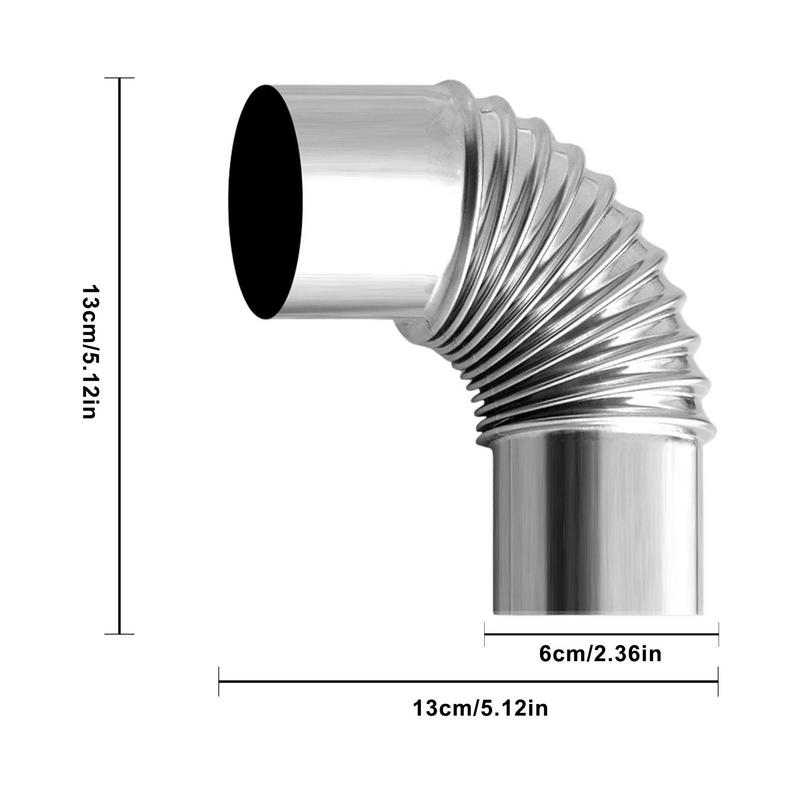60/75mm Stainless Steel 90 Deg - Camping Cooking Light recension och pris