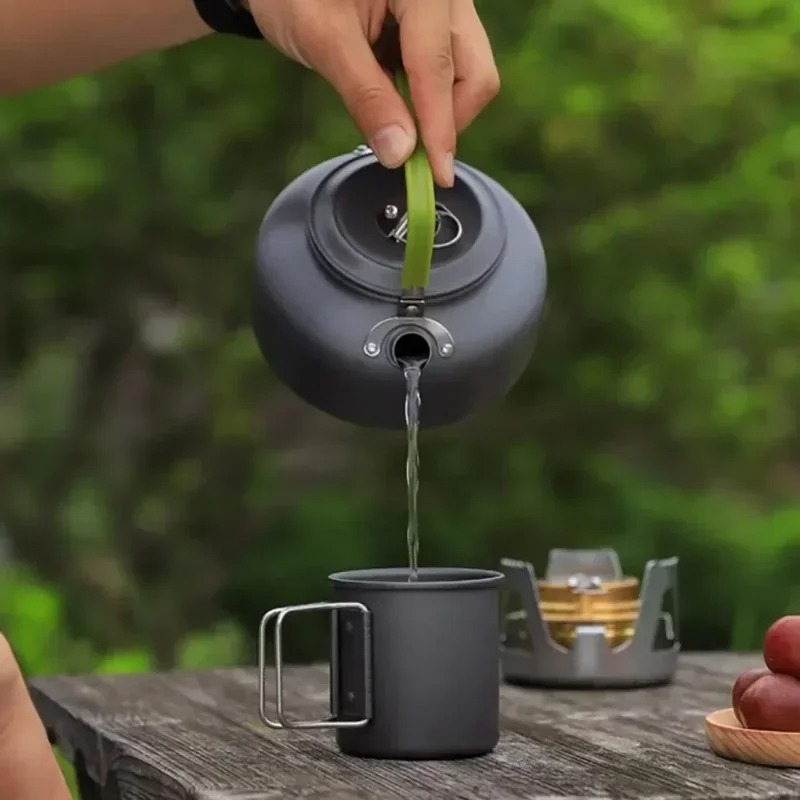 New 300ml Foldable Aluminum Al - Camping Cooking Pot recension och pris