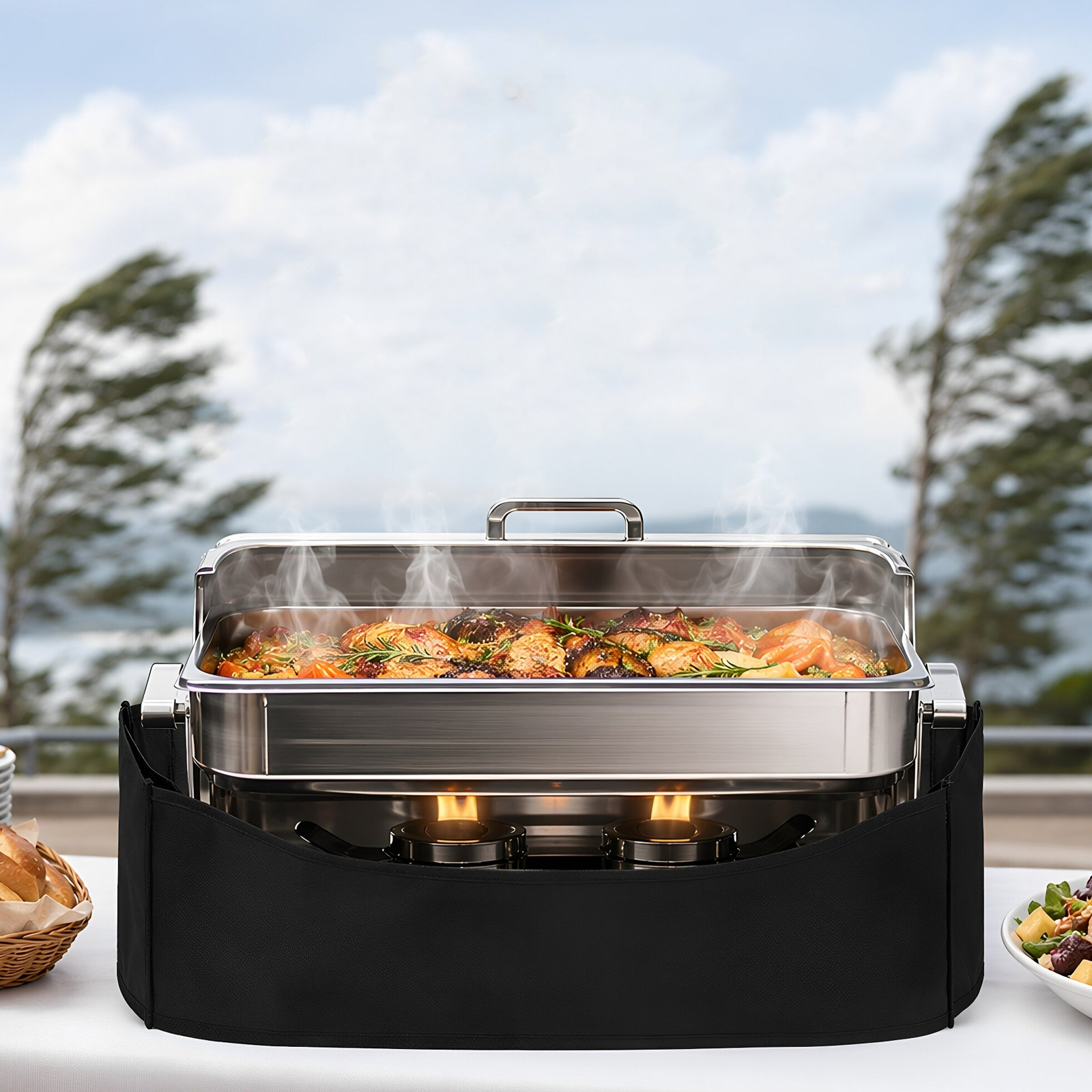 4Pcs Folding Stove Windshield  - Camping Cooking Wind Blocker recension och pris