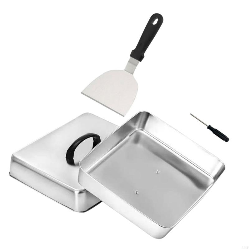 Metal Basting Cover with Top H - Camping Cooking Meals recension och pris