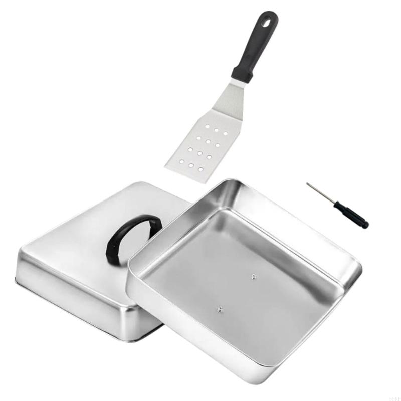 Metal Basting Cover with Top H - Camping Cooking Meals recension och pris