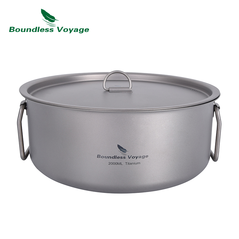 Boundless Voyage 2L 5L Big Cap - Camping Cooking Pot Large recension och pris