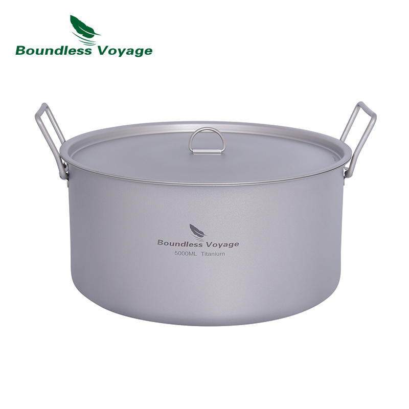Boundless Voyage 2L 5L Big Cap - Camping Cooking Pot Large recension och pris