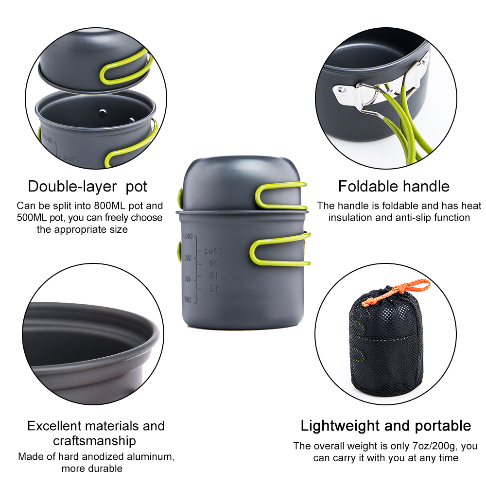 Widesea Ultralight Camping Coo - Camping Cooking Meals recension och pris