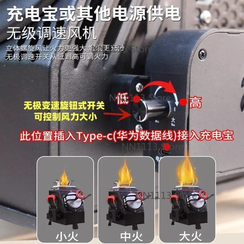 Large Self-Driving Camping Sto - Camping Cooking Equipment Electric recension och pris