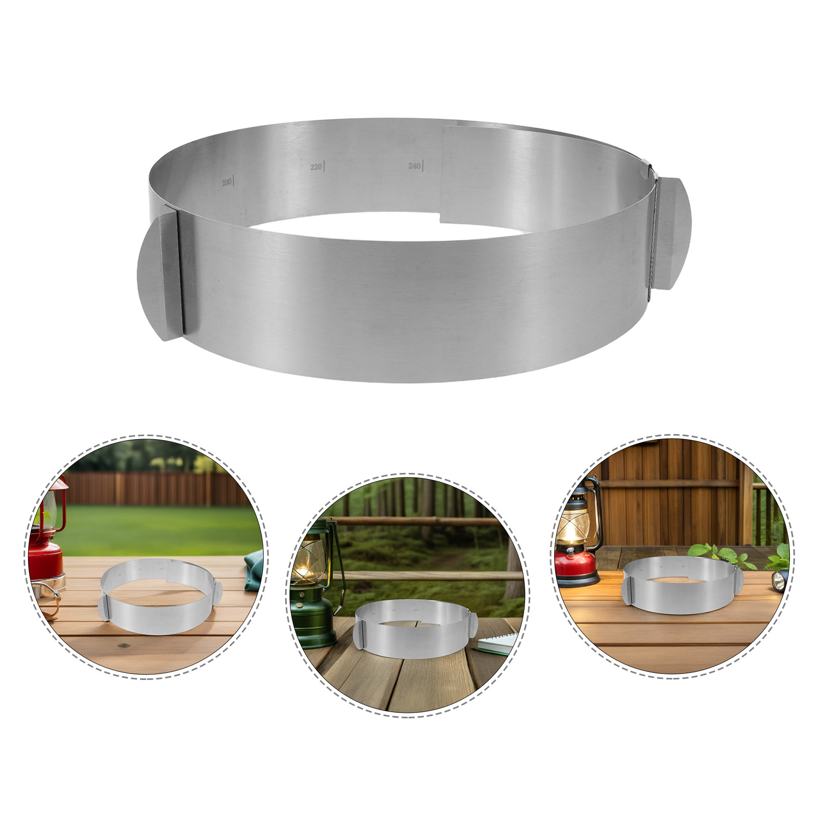 Adjustable Camping Stove Winds - Camping Cooking Wind Blocker recension och pris