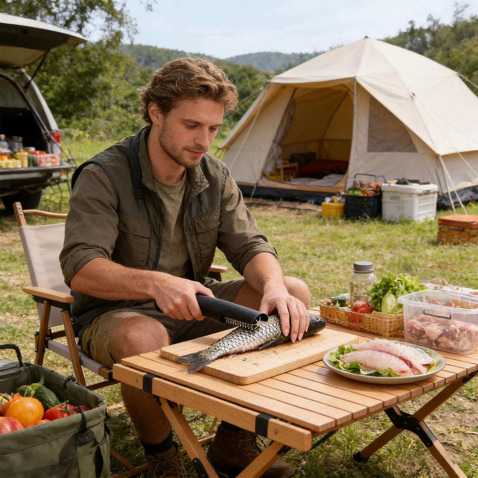 Fish Scaler Cordless Handheld  - Camping Cooking Meals recension och pris