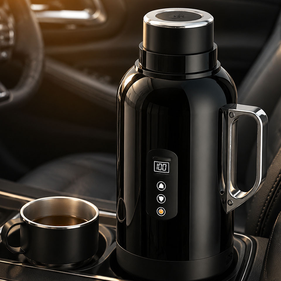 Car Kettle Electric Heating Ke - Camping Cooking Tin recension och pris