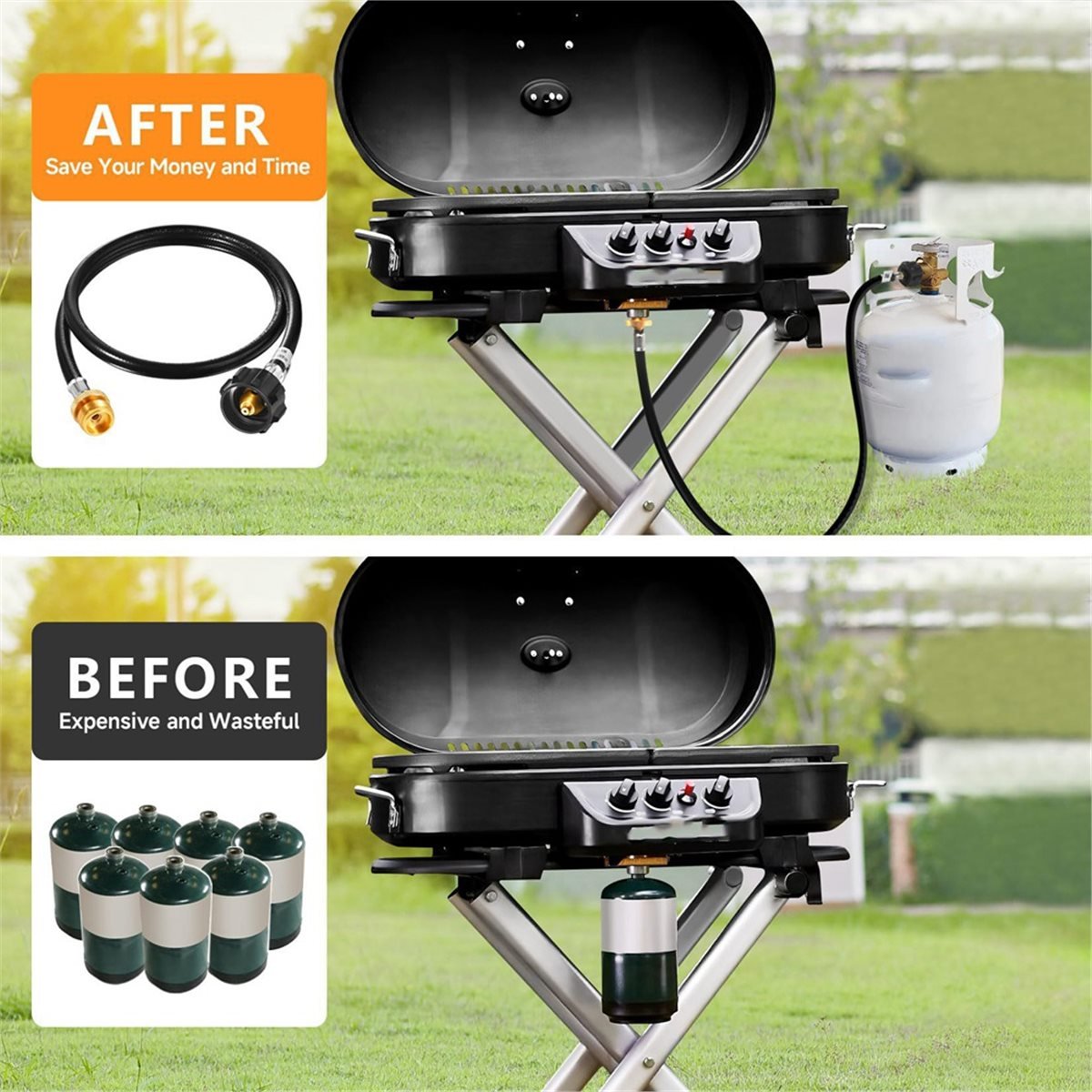 Propane Tanks Adapter Hose 6 F - Camping Cooking Propane recension och pris