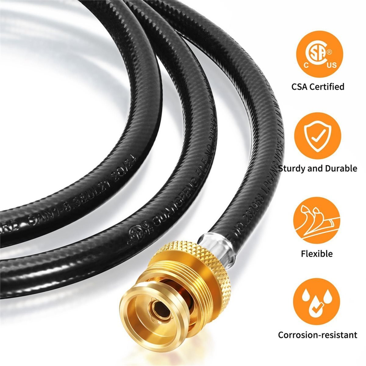 Propane Tanks Adapter Hose 6 F - Camping Cooking Propane recension och pris