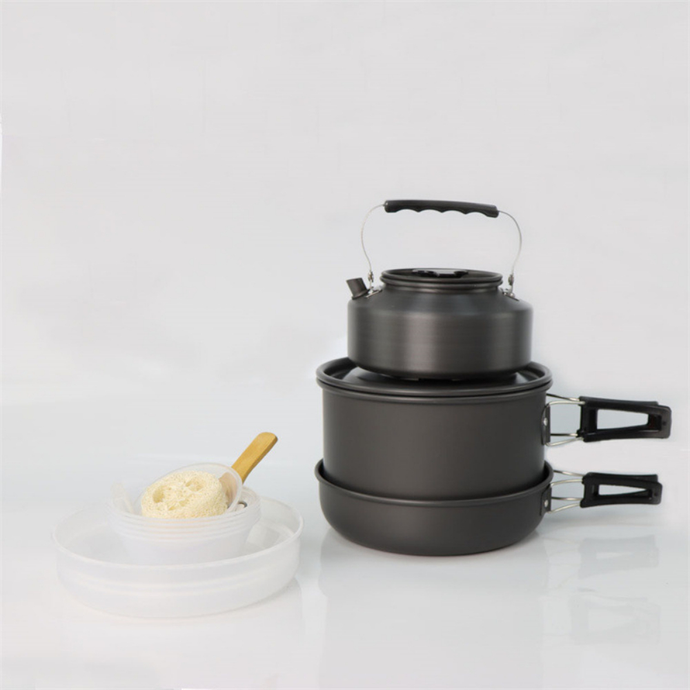 Outdoor large cooking set, 2-4 - Camping Cooking Pot Large recension och pris