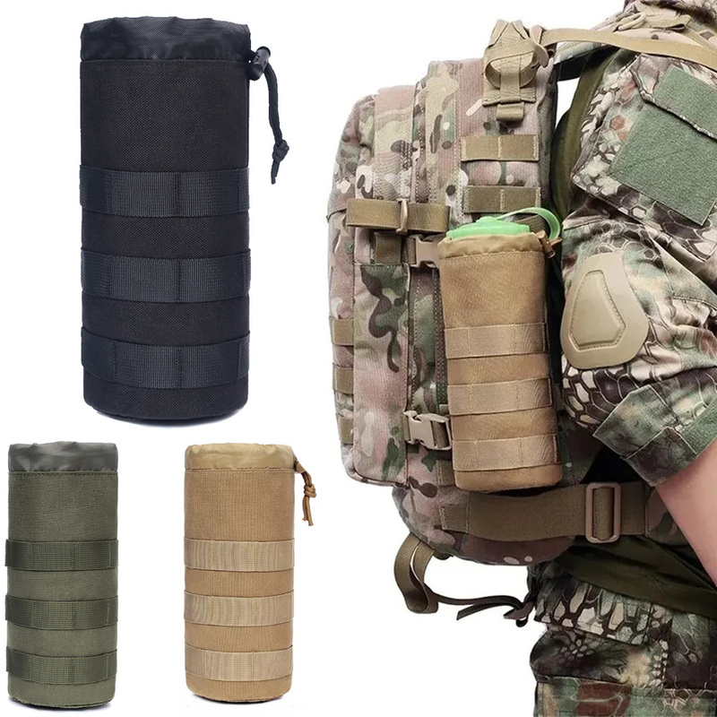 Outdoor Molle Water Bottle Bag - Camping Cooking Tin recension och pris