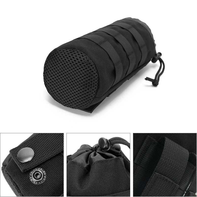 Outdoor Molle Water Bottle Bag - Camping Cooking Tin recension och pris