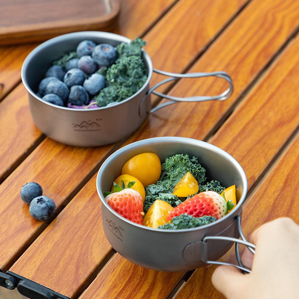 Ultralight Camping Pot Portabl - Camping No Cooking Meals recension och pris