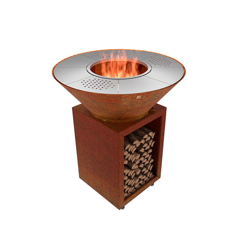 Customized Corten Steel BBQ Gr - Camping Cooking Equipment Electric recension och pris