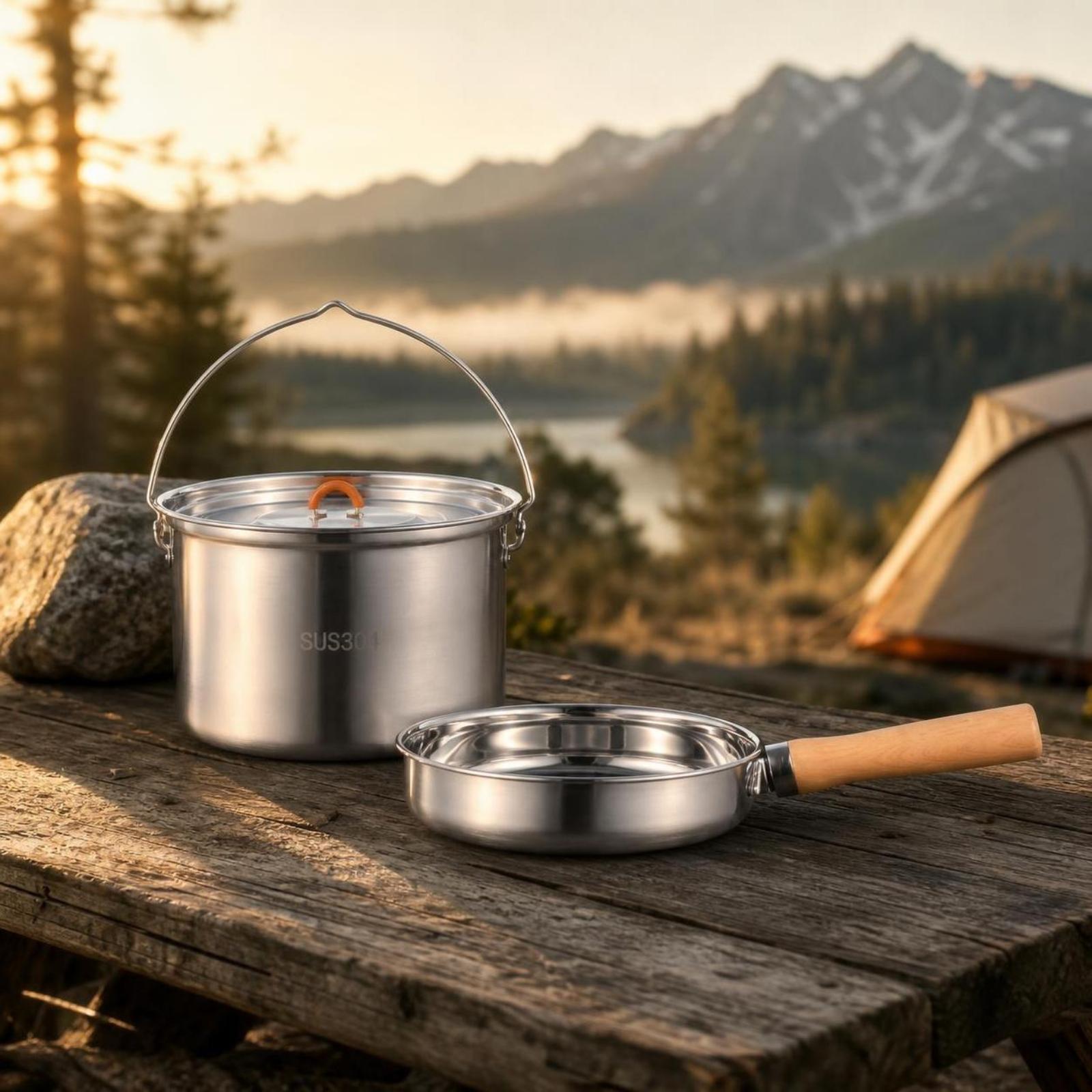 Outdoor Cooking Kettle 304 Sta - Camping Cooking Meals recension och pris