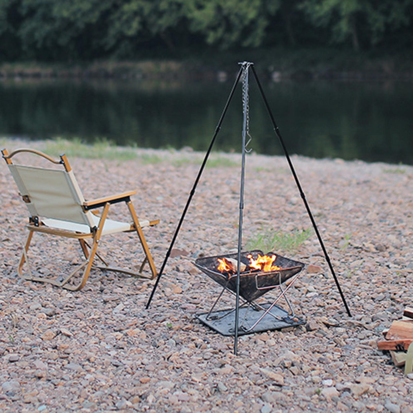 Outdoor Large Bonfire Tripod P - Camping Cooking Pot Large recension och pris
