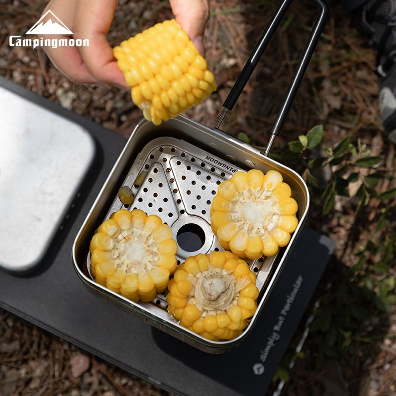 1313-W Thick Stainless Steel S - Camping Cooking Tin recension och pris