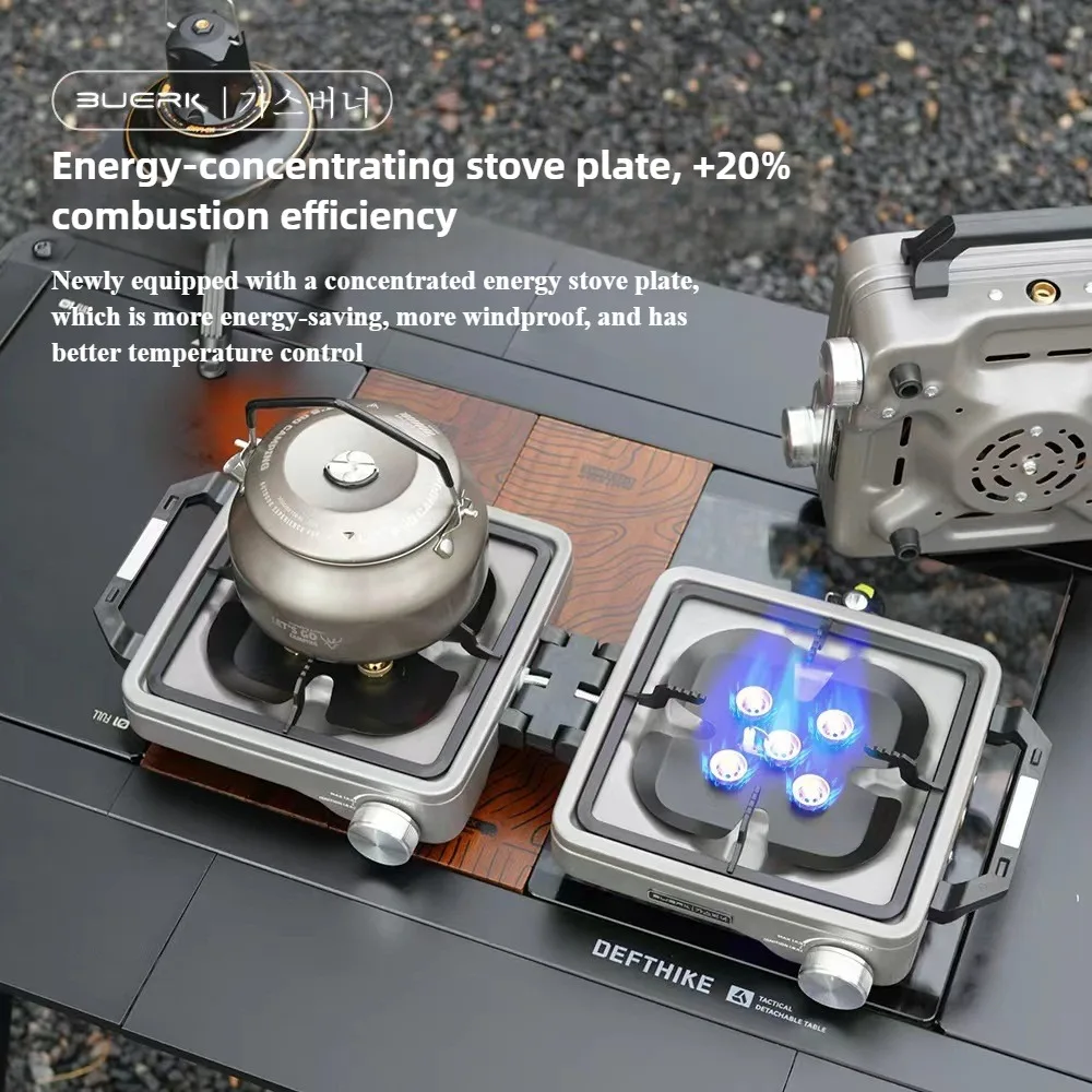 BUERK Camping Gas Stove - Port - Camping Cooking Propane recension och pris