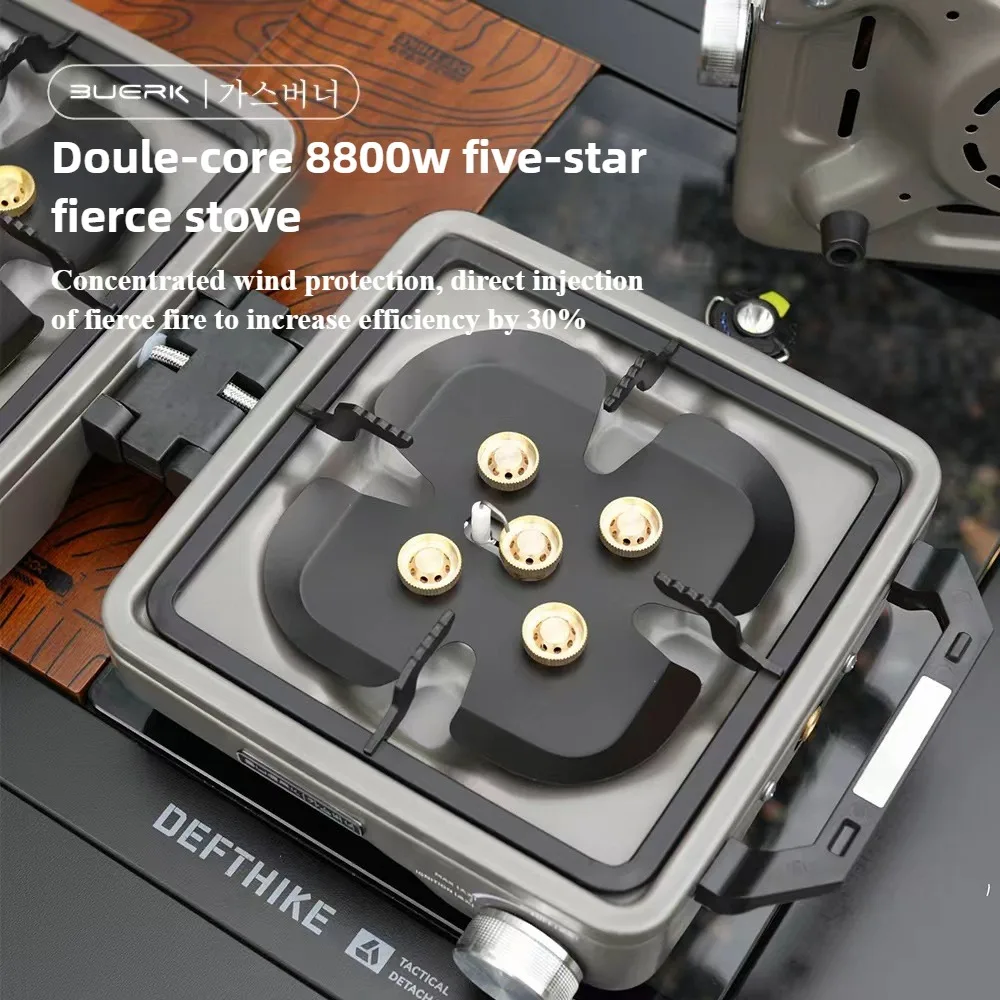 BUERK Camping Gas Stove - Port - Camping Cooking Propane recension och pris